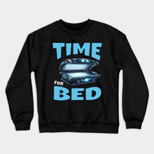 Time For Bed Cute Tan Sun Sunbathing Crewneck Sweatshirt